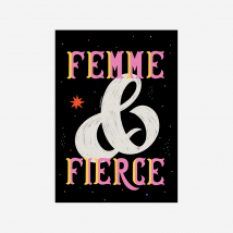 Carte Postale - Ana Dornelles - Femme & Fierce - 14,8 X 10,5 Cm - Made In France - My 365