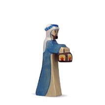 Figurine Crèche De Noël - Berger Avec Lampe 2 - Holztiger