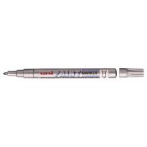 Lot De 12 Marqueurs Paint Marker Px21 Pointe Conique Fine 0,8 - 1,2mm Argent Uni-ball - Uni-Ball