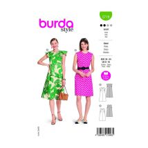 Patron Burda 5719 - Robe Taille N°fr 34-44