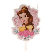 1 Bougie Silhouette Belle - Princesse Disney - Dekora