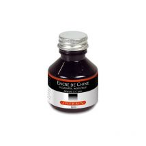 Encre De Chine - Noir - Calligraphie - Flacon De 50ml - Herbin - Jacques Herbin
