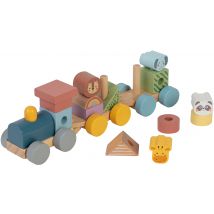 Train En Bois Animaux 32cm - Wdk Groupe Partner - Wdk Groupe Partner