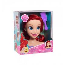 Tête À Coiffer Ariel La Petite Sirène 14 Cm Avec Brosse - Disney Princesse - Coiffure Poupée - DISNEY PRINCESS