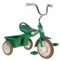 Tricycle En Métal Vert Avec Benne Transporter Italtrike