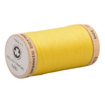 Bobine De Fil 100% Coton Bio 275m Jaune Canarie - MyMercerie