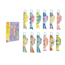 12 Poissons En Papier A Creer - Jura Toys