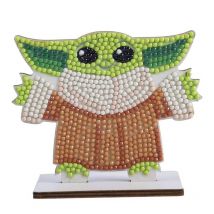 Crystal Art Kit Figurine À Diamanter Grogu - Crystal Art