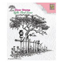 Tampon Transparent Scrapbooking Nellie's Choice Arbre Hiboux Barriere 8 - Nellie's Choice