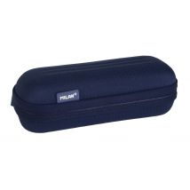 Trousse Ovale Semi-rigide 430 Since 1918 Collection, Bleu Marine - Milan