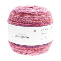 Pelote De Laine À Tricoter Creative Chic Unique Dk - 200gr - Rico Design 001 Berry Multicolore