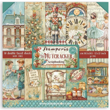 Pochette De 10 Feuilles Recto Verso Stamperia Nutcracker Scrapbooking