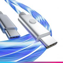 Câble Usb Led 2m Usb-c Vers Usb-c Oniverse - Ps5 Pro Slim Xbox Series X/s Switch Pc Android Iphone15