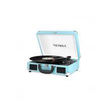 Platine Vinyle Portable The Journey Avec Plateau Tournant À 3 Vitesses, Turquoise - Victrola