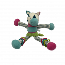 Peluche Zèbre Fou 35cm