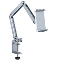 Wiwu Support Bureau Pour Smartphone Et Tablette Clip + Fixation Magnétique Argent - Wiwu
