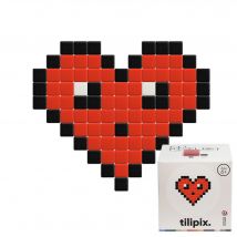 Kit Mosaïque Diy Pixel Art - Coeur Kawaii - Mini - Tilipix