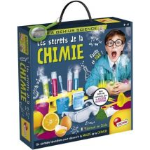 Laboratoire Chimie - Lisciani - I'M A Genius - Secrets De La Chimie - 50 Expériences - Matériel Complet - Activités Sûres
