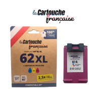 Cartouche Compatible Hp 62xl Couleurs - La Cartouche Française - HPI