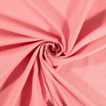 Tissu Coton Uni Vieux Rose - Au Mètre - Craftine
