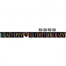 Guirlande Happy Birthday Life Is Great - CREATIVE PARTY