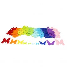 Motif Adhésif Feutrine Papillon 150 Pièces - Sodertex