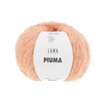 Pelote De Laine Et Coton À Tricoter Piuma - Lang Yarns 59 Orange - LangYarns