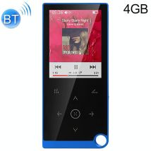 Lecteur Mp4 Bluetooth 4gb Écran Tactile 2.4 Pouces Musique Vidéo Radio Fm Bleu Yonis - Yonis
