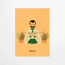 Carte Postale - Marine Laurent - Balance - 14,8 X 10,5 Cm - Made In France - My 365