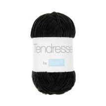 Fil Chenille Tendresse 100gr De Trimits : Douceur Et Confort Pour Toutes Vos Créations 172 Noir
