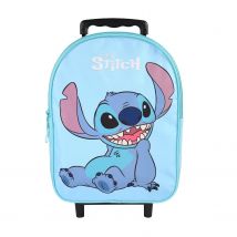 Stitch - Sac À Dos Scolaire À Roulettes - Bleu Clair - Bagtrotter