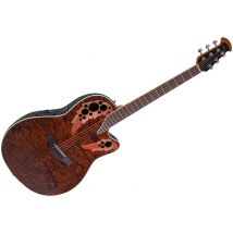 Ce48p Tge G Guitar Celebrity Elite Plus Super Shallow Brown/dark Natural Wood Ovation