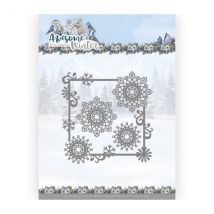 Die Matrice De Découpe Embossage Amy Design Awesome Winter Swirl Square 10256 Scrapbooking