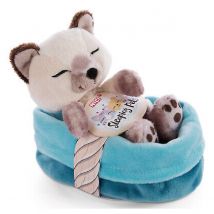 Peluche Chat Siamois Endormi - Compagnon Adorable Pour Enfants - iggual