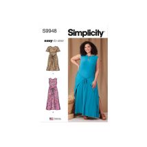 Patron Simplicity 9948 - Robe En Maille Taille N°fr 58-66