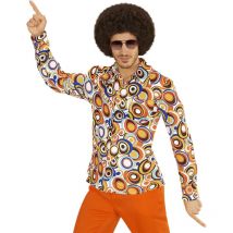 Déguisement - Chemise - Années 70 - Seventies - Homme - Taille S/m - Widyka