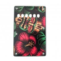 Plaque Arrière Aloha Tiki De Style Vintage Wd Custom Pour Fender Stratocaster - WD Music