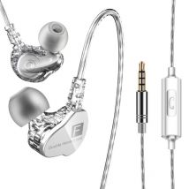 Casque Sport Hifi Intra-auriculaire Quad-core Son Hd Ergonomique Confortable Transparent Yonis - Yonis