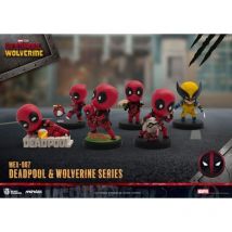Marvdeadpool 3 - Set 6 Figurines Mini Egg Attack Series Deadpool & Wolverine 8 Cm - Beast Kingdom