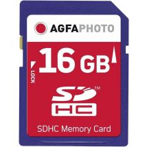 Agfaphoto Carte Mémoire Flash Sdhc - 10408 - Capacité 16gb - Bleu - Agfa Photo