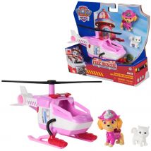 Paw Patrol Fire Rescue - Skye Avec L'Hélicoptère De Sauvetage - Spin Master