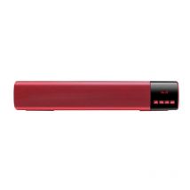 Barre De Son Bluetooth Portable 10w Haute Puissance Avec Subwoofer Pour Tv Ordinateur Téléphone Rouge Yonis - Yonis