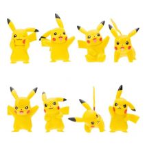 Pokémon Battle - Set 8 Figurines Pikachu Pokémon Battle 5 Cm - Jazwares
