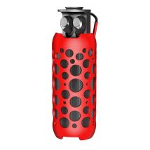 Mini Enceinte Bluetooth 2 En 1 Avec Écouteurs Sans Fil Son Immersif Et Contrôle Tactile Rouge Yonis - Yonis
