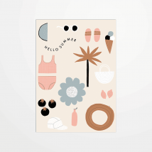 Carte Postale - Jennifer Bouron - Summer - 14,8 X 10,5 Cm - Made In France - My 365