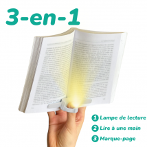 Lampe De Lecture Lizia 3-en-1 - Blanc