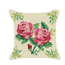 Kit Coussin Demi-point Roses - LUC