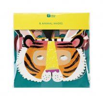 8 Masques Animaux Jungle Fun - Annikids