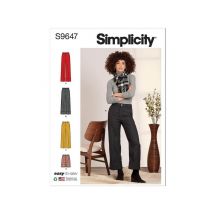 Patron Simplicity 9647 - Pantalon Et Short Du 34 Au 50 (fr) Taille N°fr 42-50