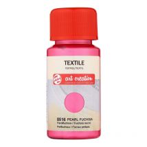Peinture Pour Textile - Fushia Nacré - Talens Art Creation - 50ml - Royal Talens